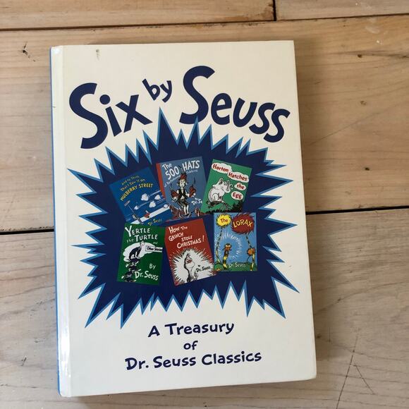 Six by Seuss Vintage 1991 Hardcover Book - Picture 1 of 3